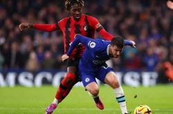 切尔西客场不敌伯恩茅斯，战绩下滑的简单介绍